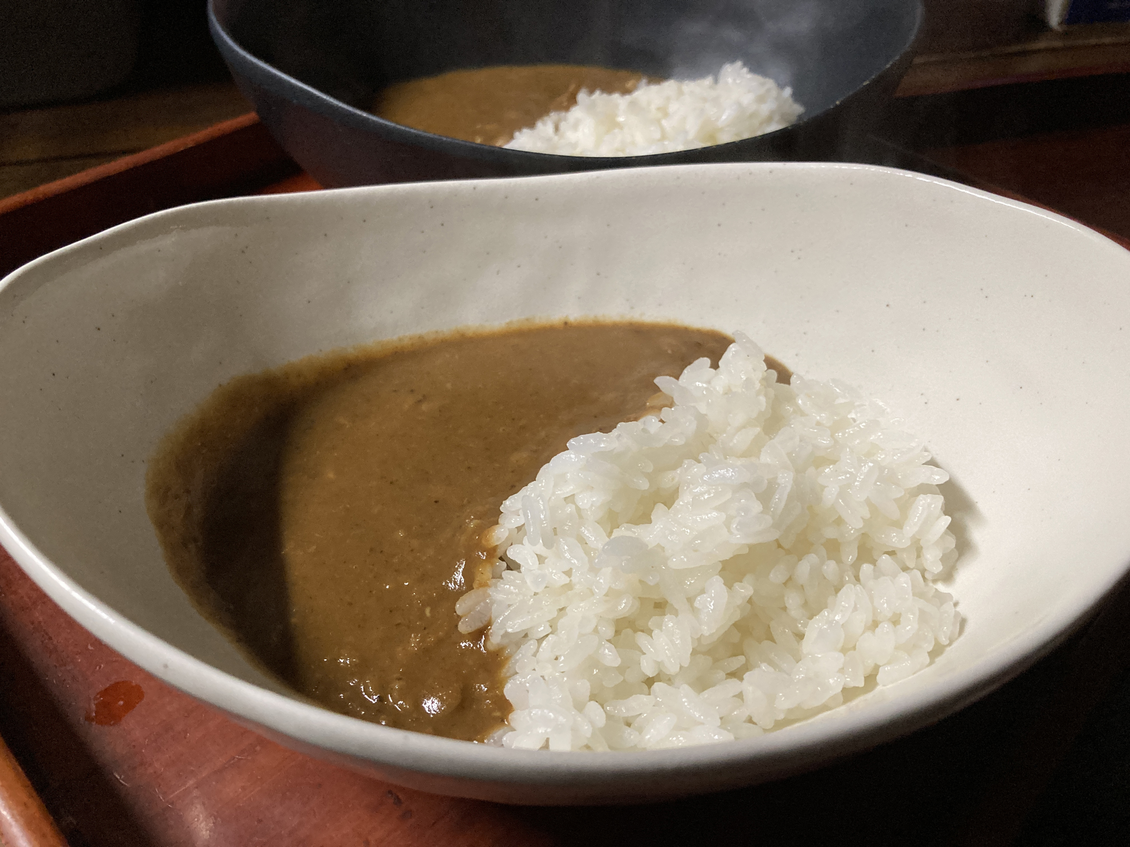 豆カレーライス画像